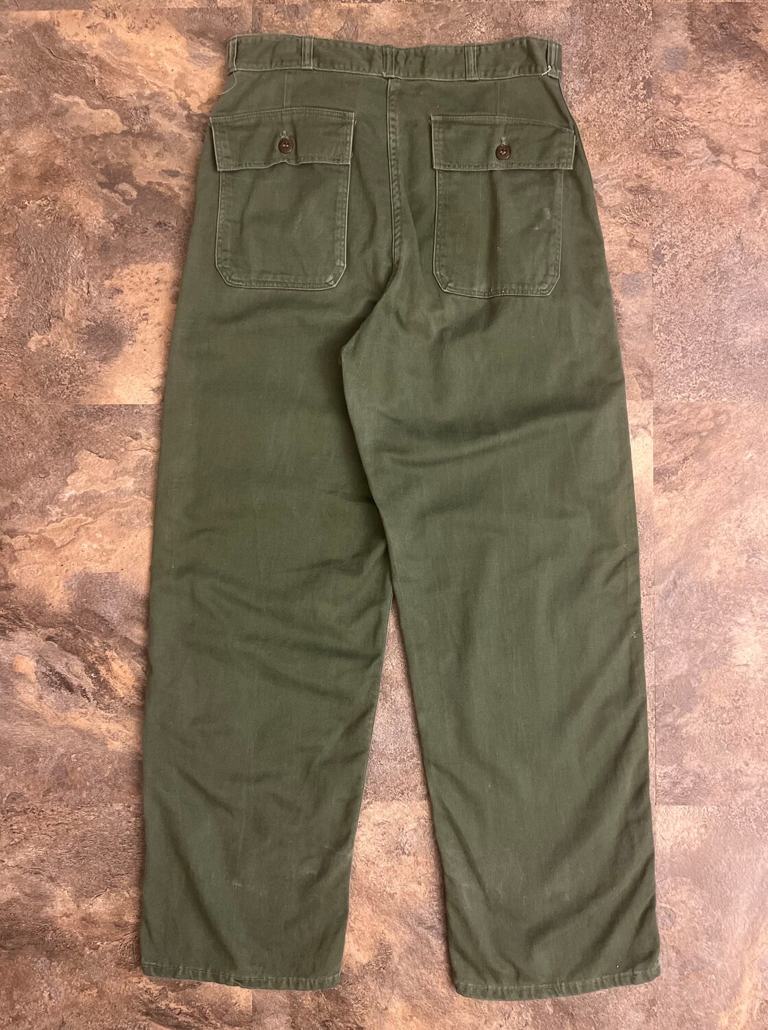 60s FRUIT OF THE LOOM US.ARMY 民間 ユーティリティ ベイカーパンツ 