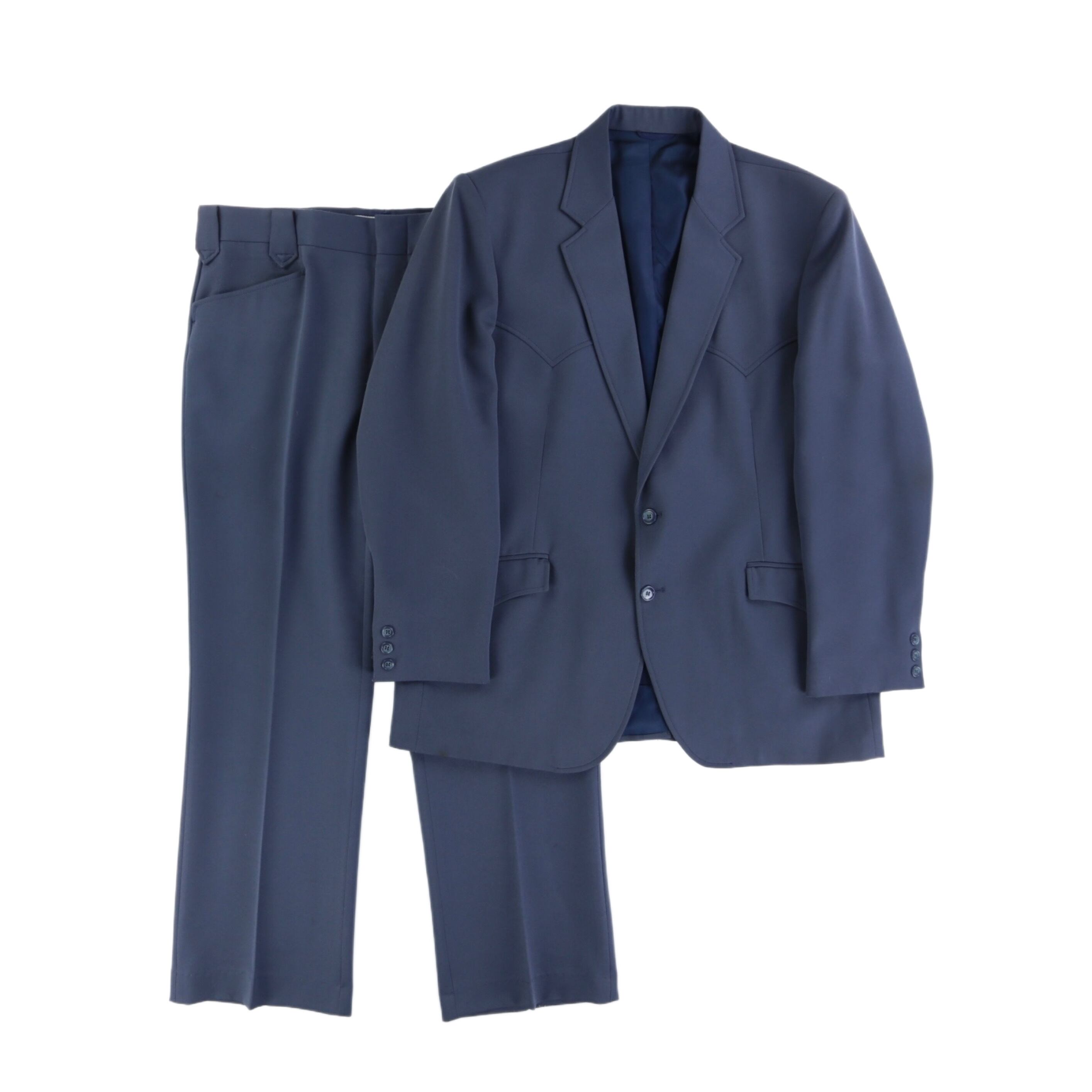 vintage ゴブラン織 総柄 デザイン ブラック フレア セットアップスーツ