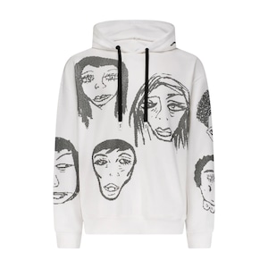 【Haculla】THEY'RE WATCHING HOODIE(OFF WHITE)