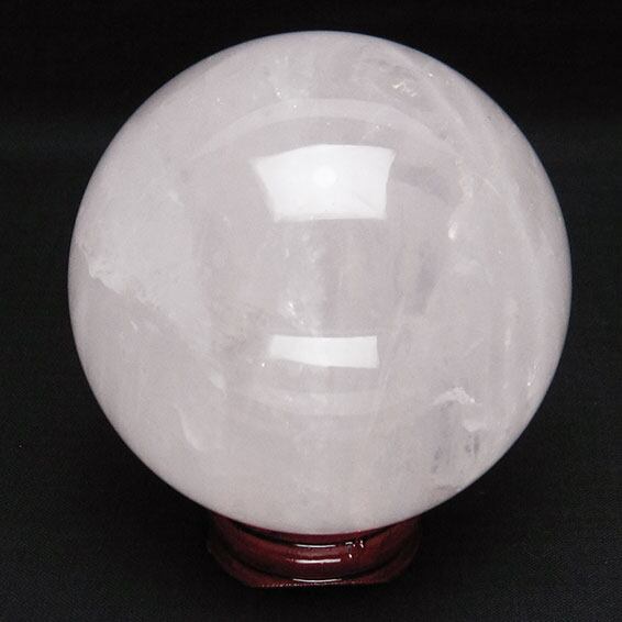 ミルキークォーツ 丸玉 73mm ピンク 一点物 151-5946