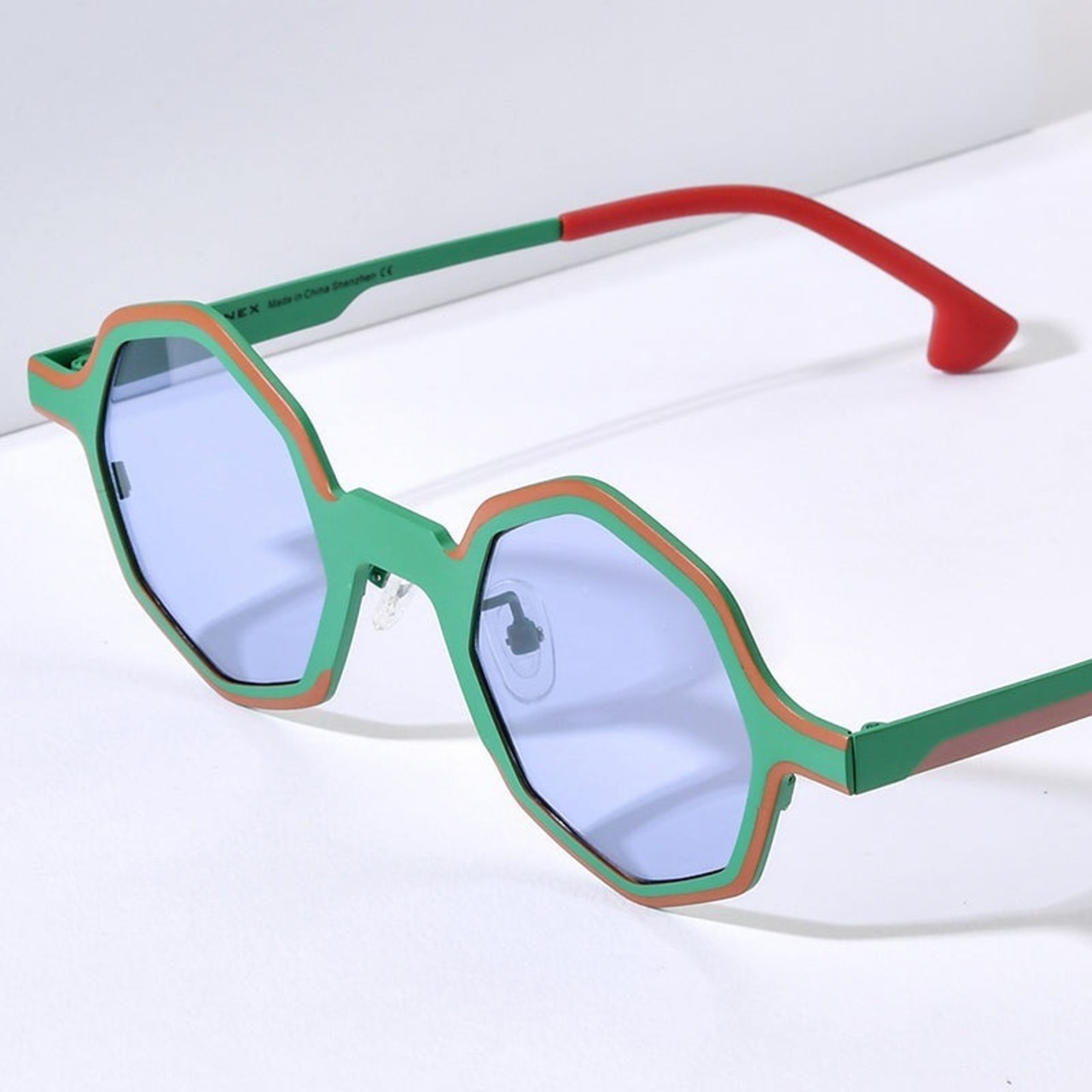 Titanium Sunglasses -octagon- / チタン アシンメトリー サングラス -オクタゴン-