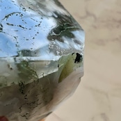 モスアゲートキューブ2*天然石スクエア*天然石インテリア*置き物