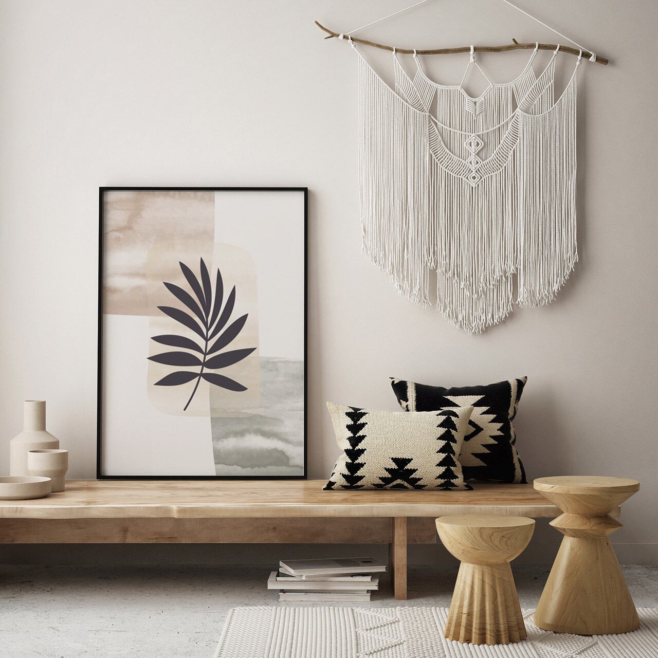 モダンleavesアートポスターA】／028-i | green graphic |「植物