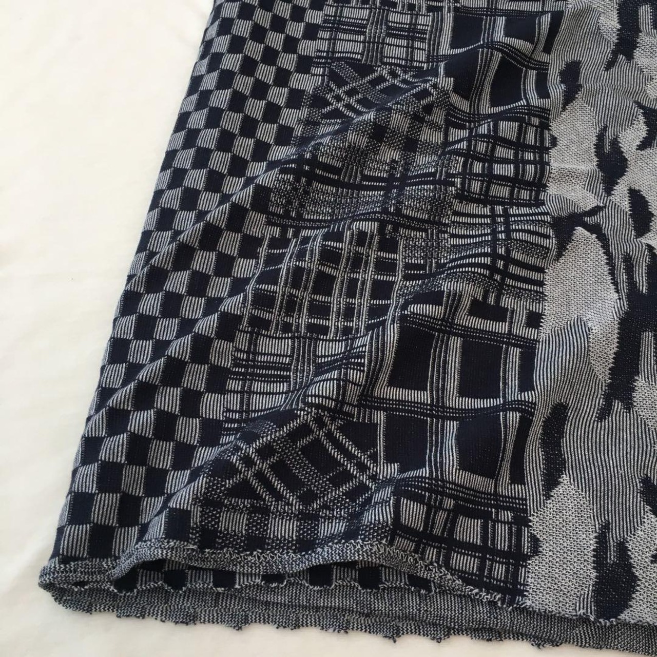 綿100%トランスファーニット生地-90cm-curl tricot　F9X/90H5655●