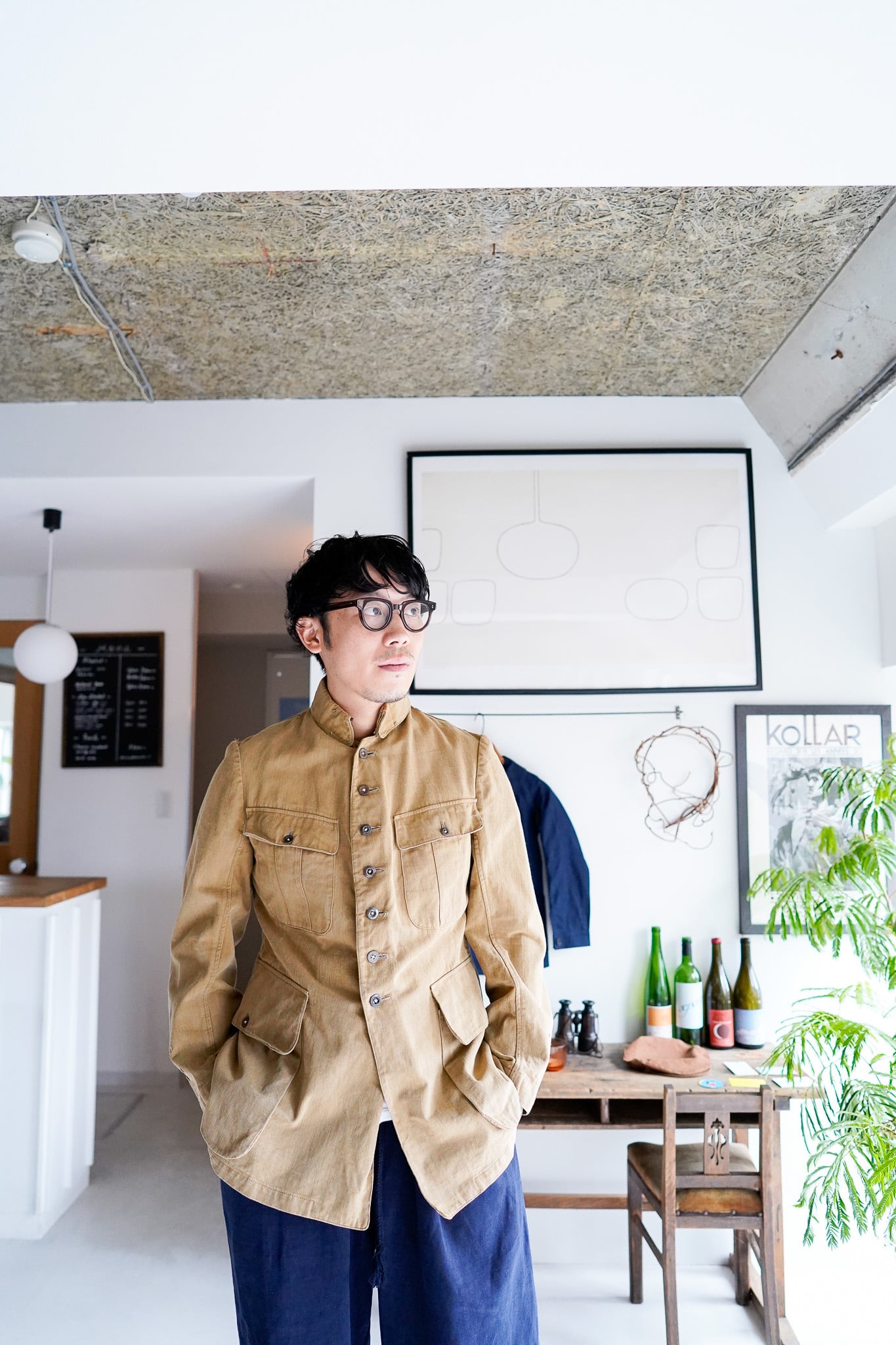 ～30s ビンテージ フランス軍 コロニアル ワークジャケット ボージョン militaria: フランス軍 4つポケットのコロニアルジャケット