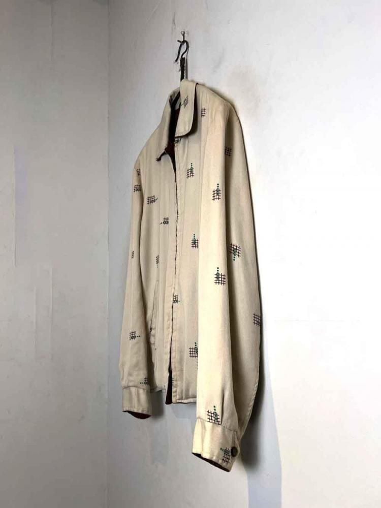 Vintage Reversible Rayon Gabardine Jacket [1950s-] | beruf