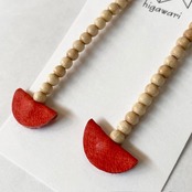 higawari :wood gyozaピアス