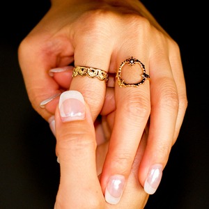 【年始セール】Bohemian resort ボヘミアンリゾート 太陽 SUN リング フリーサイズ  指輪 ステンレスmnk27