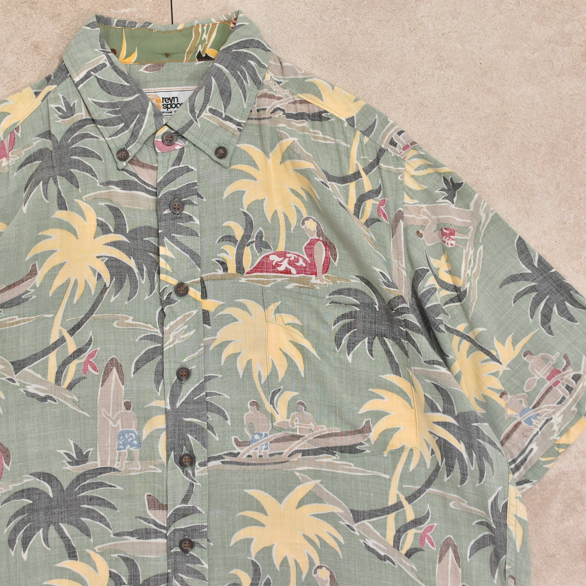 90s Hawaii reyn spooner rayon aloha shirt | 古着屋 grin days 