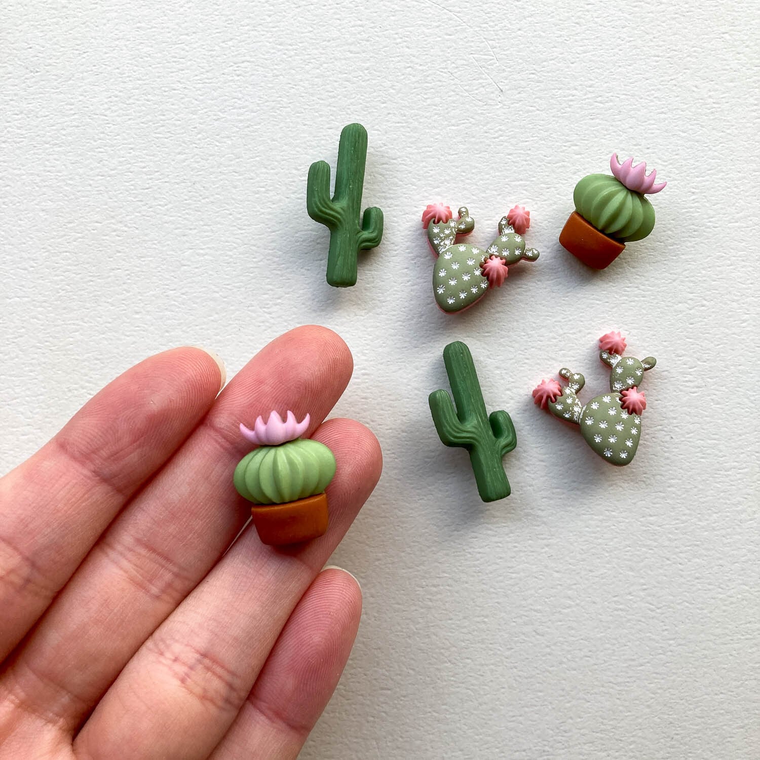 再入荷〉JJボタン サボテンボタンパック（6p） | Dua-アクセサリー