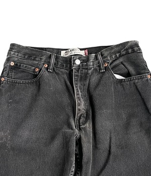 Used w34 Levi's 550 -Black denim-