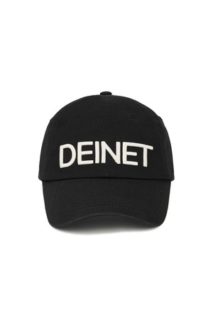 [DEINET] DEINET WASHED LOGO CAP IN BLACK 正規品 韓国ブランド 韓国通販 韓国代行 韓国ファッション デイネット ダイニット 日本 店舗