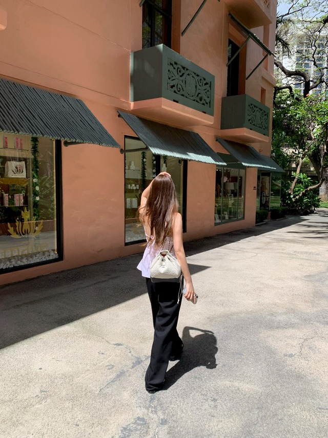 (予約) riette / Vive contrast pants 4color