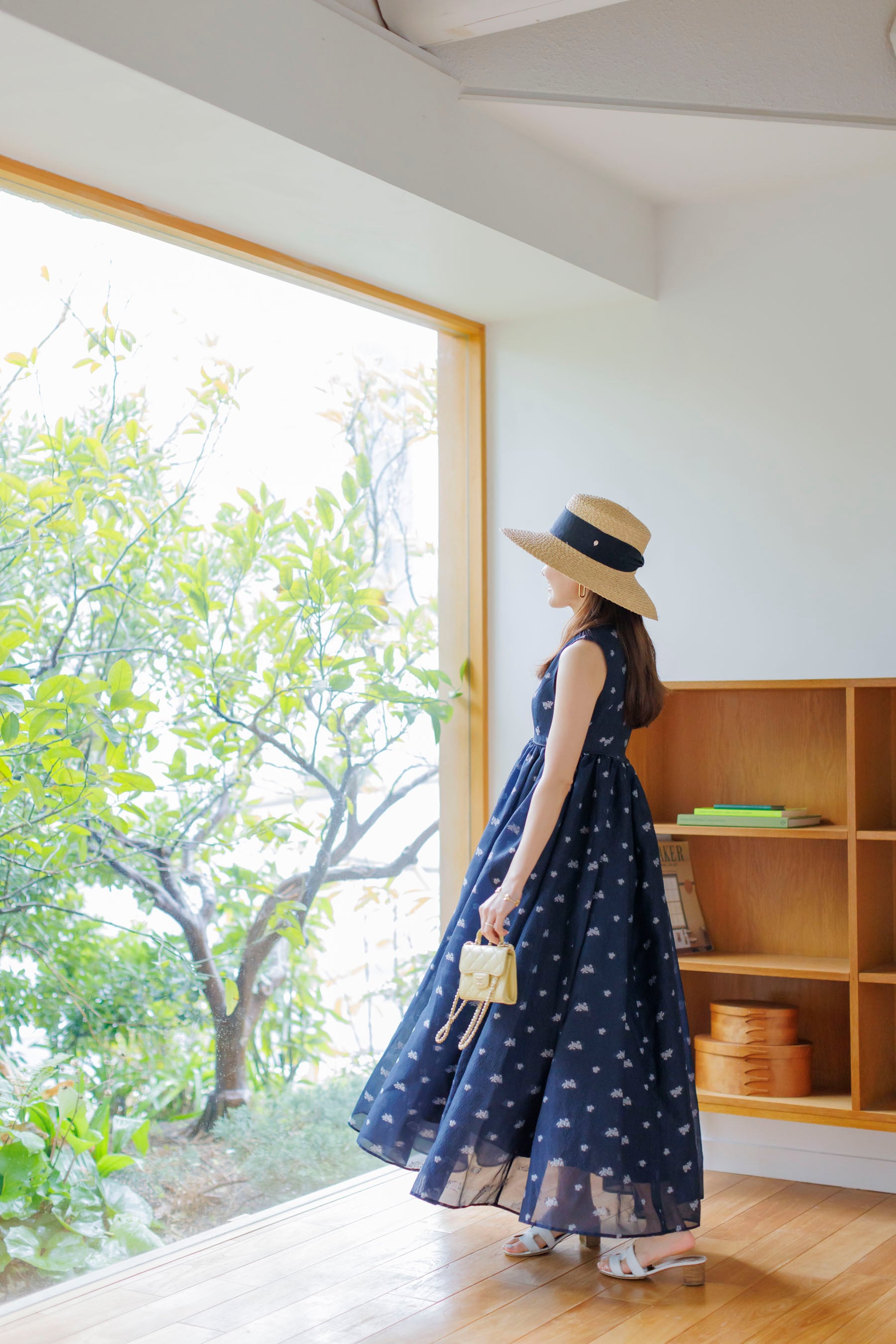 Jacquard long dress 即納 | Bluelea