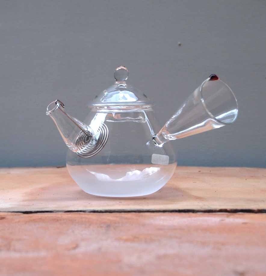 N-3 中野雄次（ガラス） - Chokkoshi 片手急須（茶こし付）（耐熱