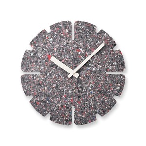 おしゃれな壁掛け時計｜古着から生まれた一点もののデザインクロック | PANECO® clock Stone -maru- | 引越し祝い・新築祝い・開店祝い