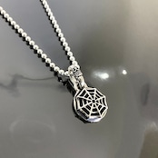 SPIDER WEB BALL CHAIN NECKLACE / スパイダーウェブ ボールチェーンネックレス