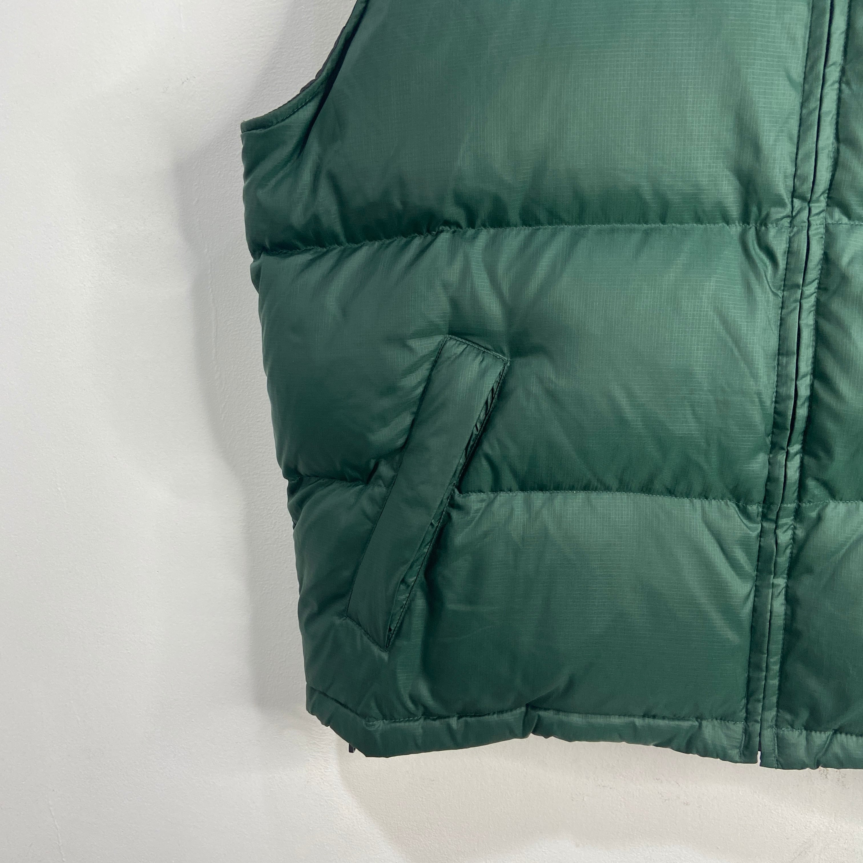 90s Eddie Bauer EBTEK 切替ダウンベスト XL 緑黒 | 古着屋 Uan