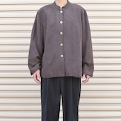 Jones new york silk linen stand collar jacket