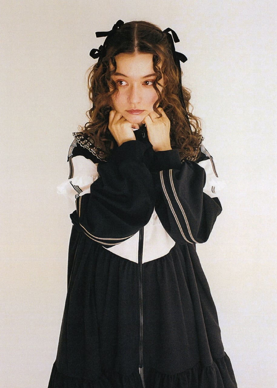 ジャージワンピース BLACK | HEIHEI 