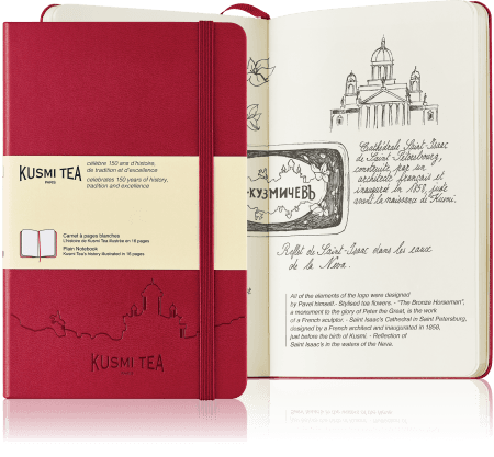 MOLESKINE NOTEBOOK - KUSMI TEA 150 YEARS