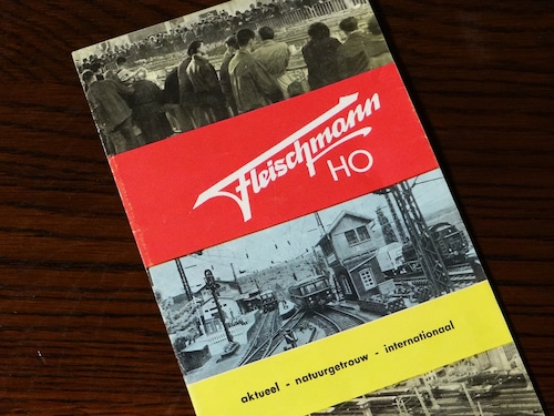 【Vintage】Fleischmann HOゲージ カタログリーフレット オランダ版 /c012