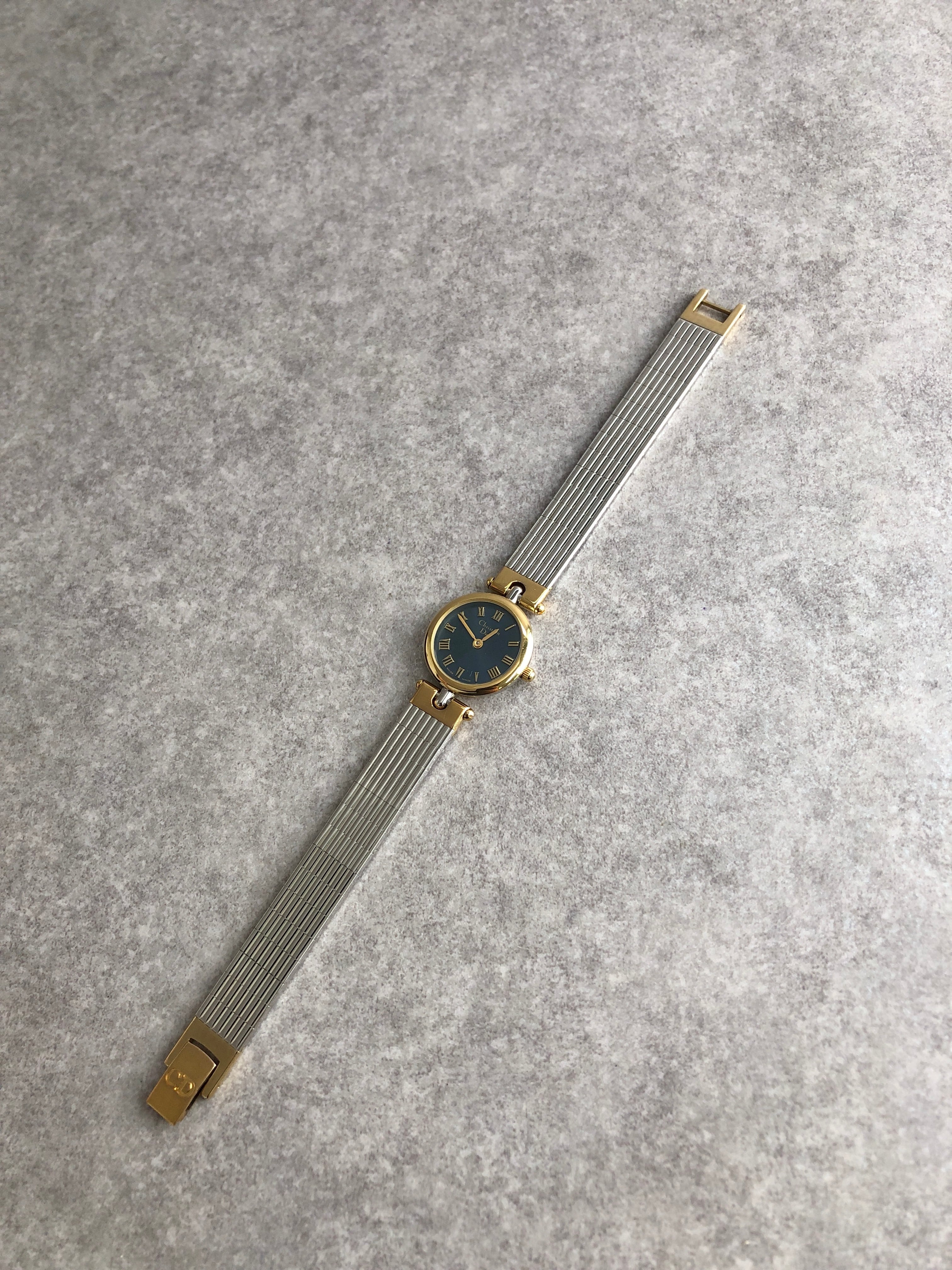 Christian Dior クリスチャン ディオール 腕時計 シルバー×ゴールド