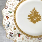ビレロイ＆ボッホ　ノエル　クリスマス　プレート　ゴールドツリー　箱付き　Toys Delight 12TWdt3