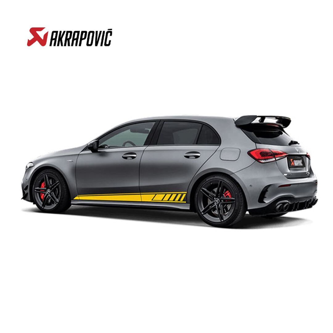 ベンツ A45S AMG TURBO W177 グロスブラック エンブレム AKRAPOVIC MERCEDES-BENZ / メルセデスベンツ AMG A45 / A45 S