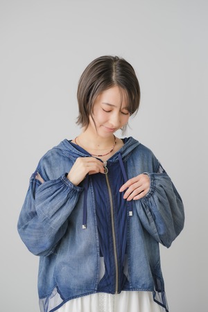 デニムシアーパーカー　70060-3108
