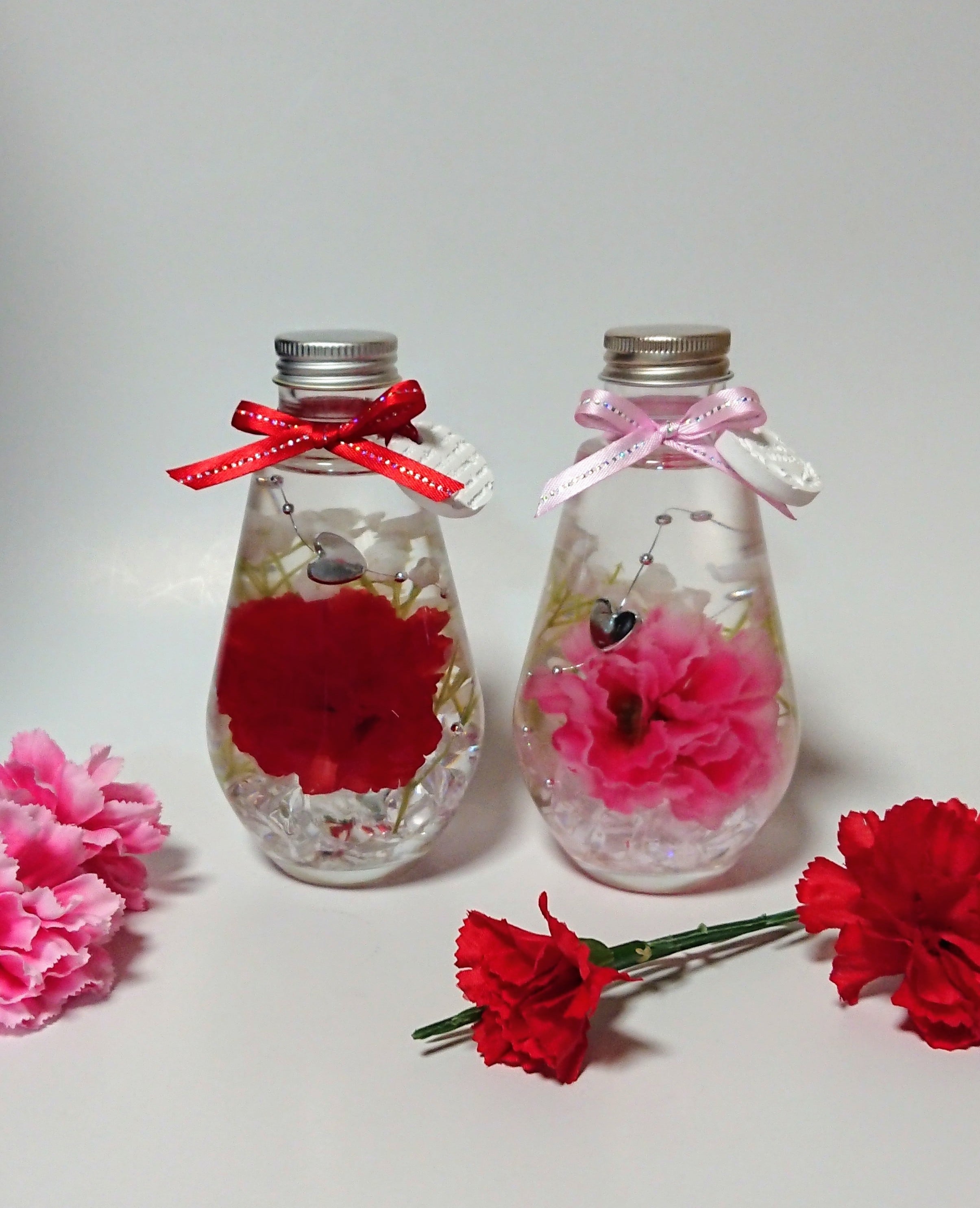 母の日】カーネーションのハーバリウム | La parfum do fleur K