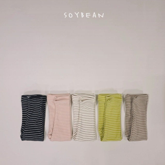 《送料無料》予約:マランボーダーレギンス【soybean】