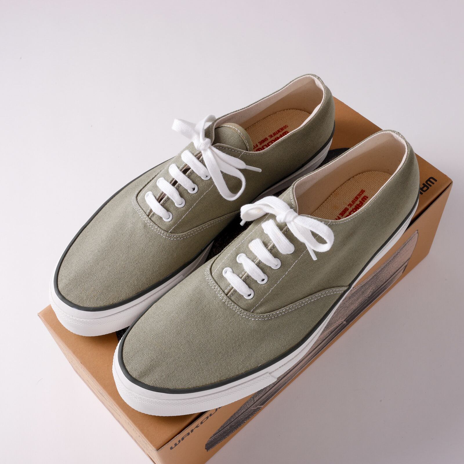 未使用】 ANATOMICA WAKOUWA deck shoes sneaker SAGE Alden last