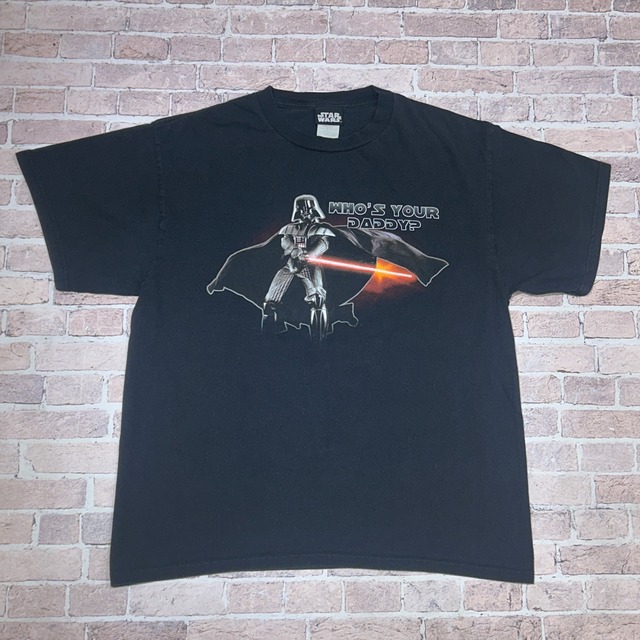 STAR WARS WHO'S YOUR DADDY? T-SHIRT　L