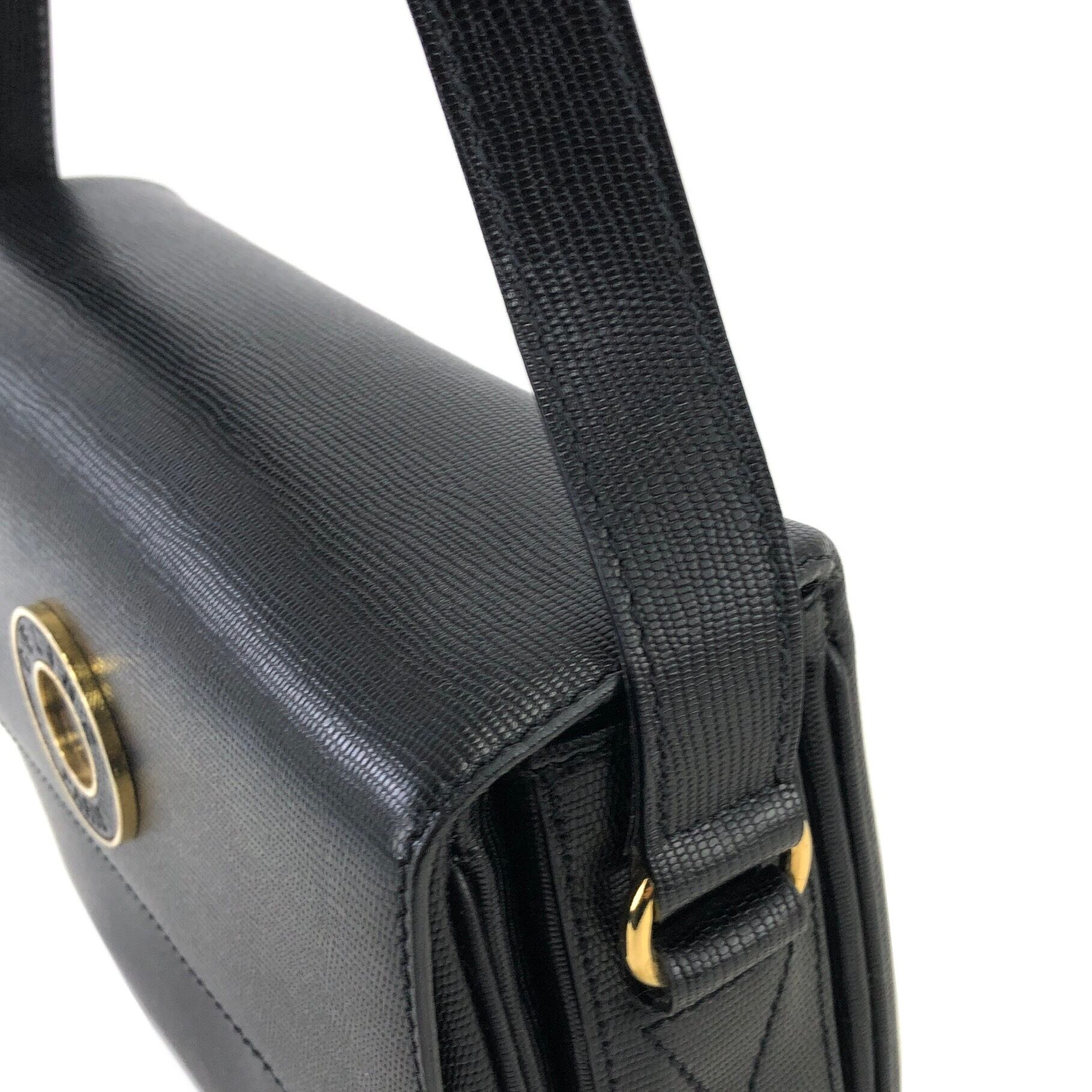 CELINE セリーヌ ロゴサークル エンボスレザー クロスボディ
