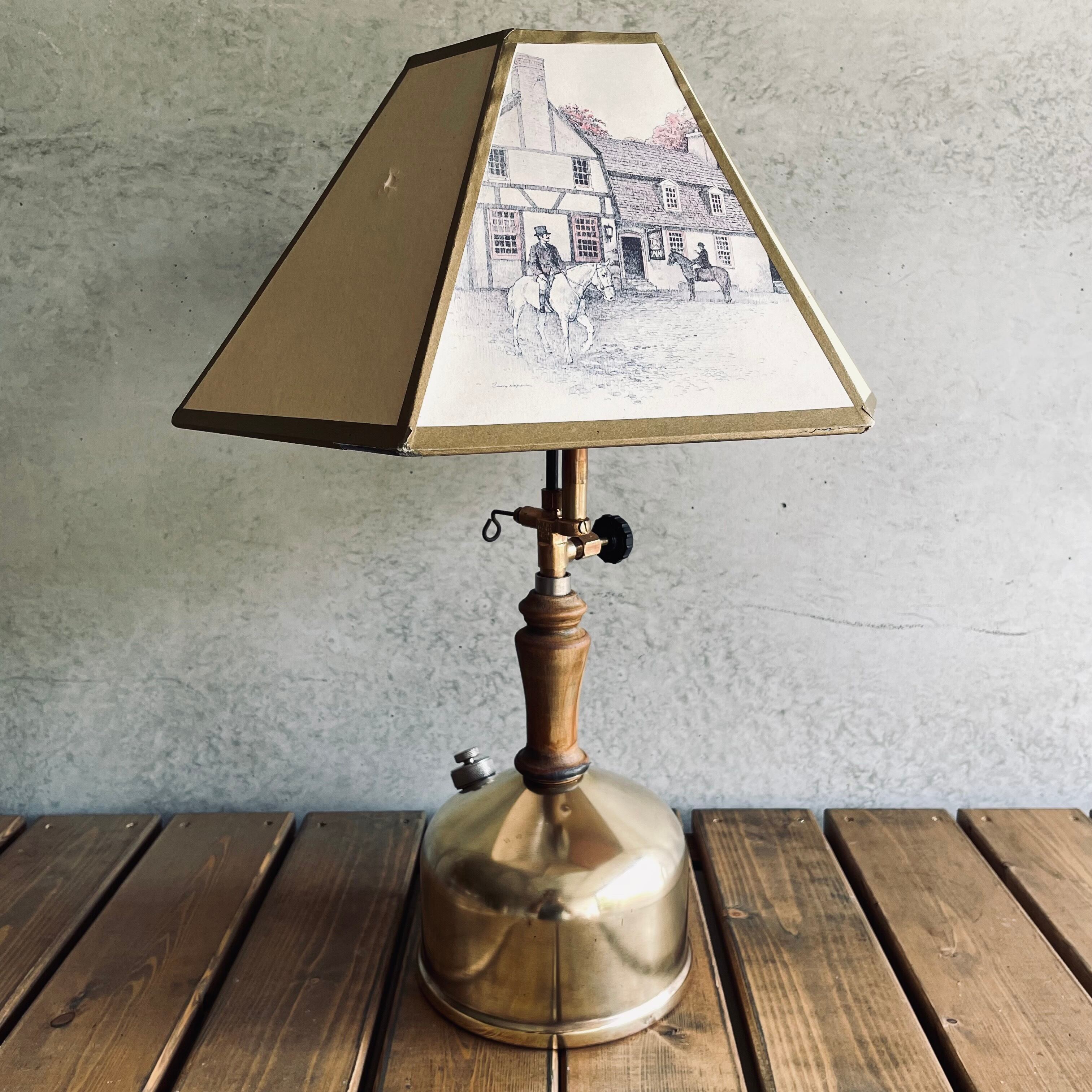 コールマン　テーブルランプ Vintage Coleman QuickLite CQ Table Lantern FlowerShade