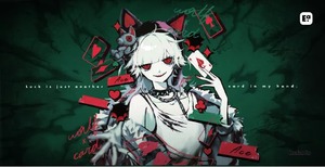 EMOZamii. Half Play mat 《 ACE 》Art by 寝言 ハーフプレイマット ラバーマット Rubber mat