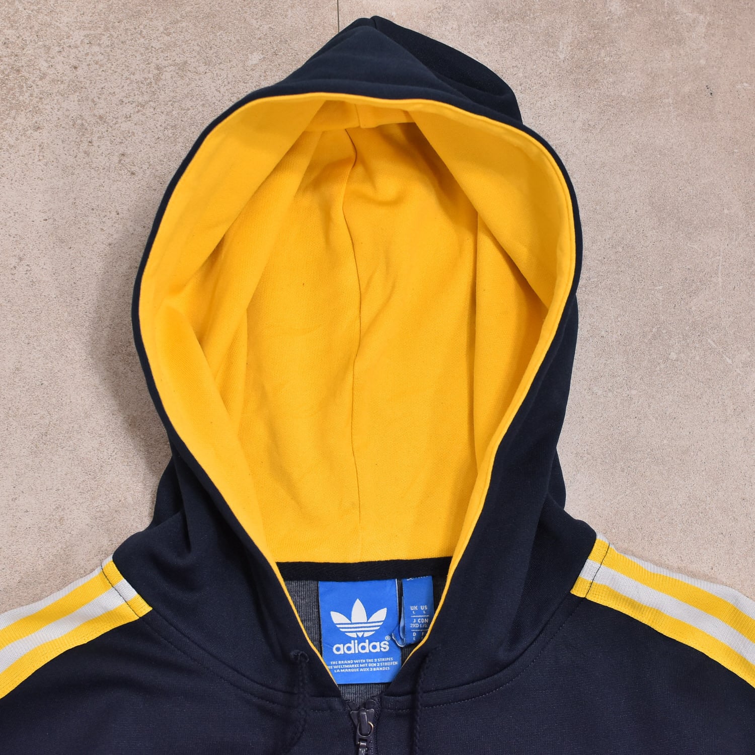 00s～ adidas logo printed track jkt hoodie | 古着屋 grin days