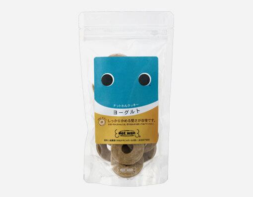 ドットわん クッキー(丸型)14枚 ヨーグルト ペットフード ドッグフード おやつ 犬 ご褒美 添加物不使用 着色料不使用 香料不使用 保存料不使用