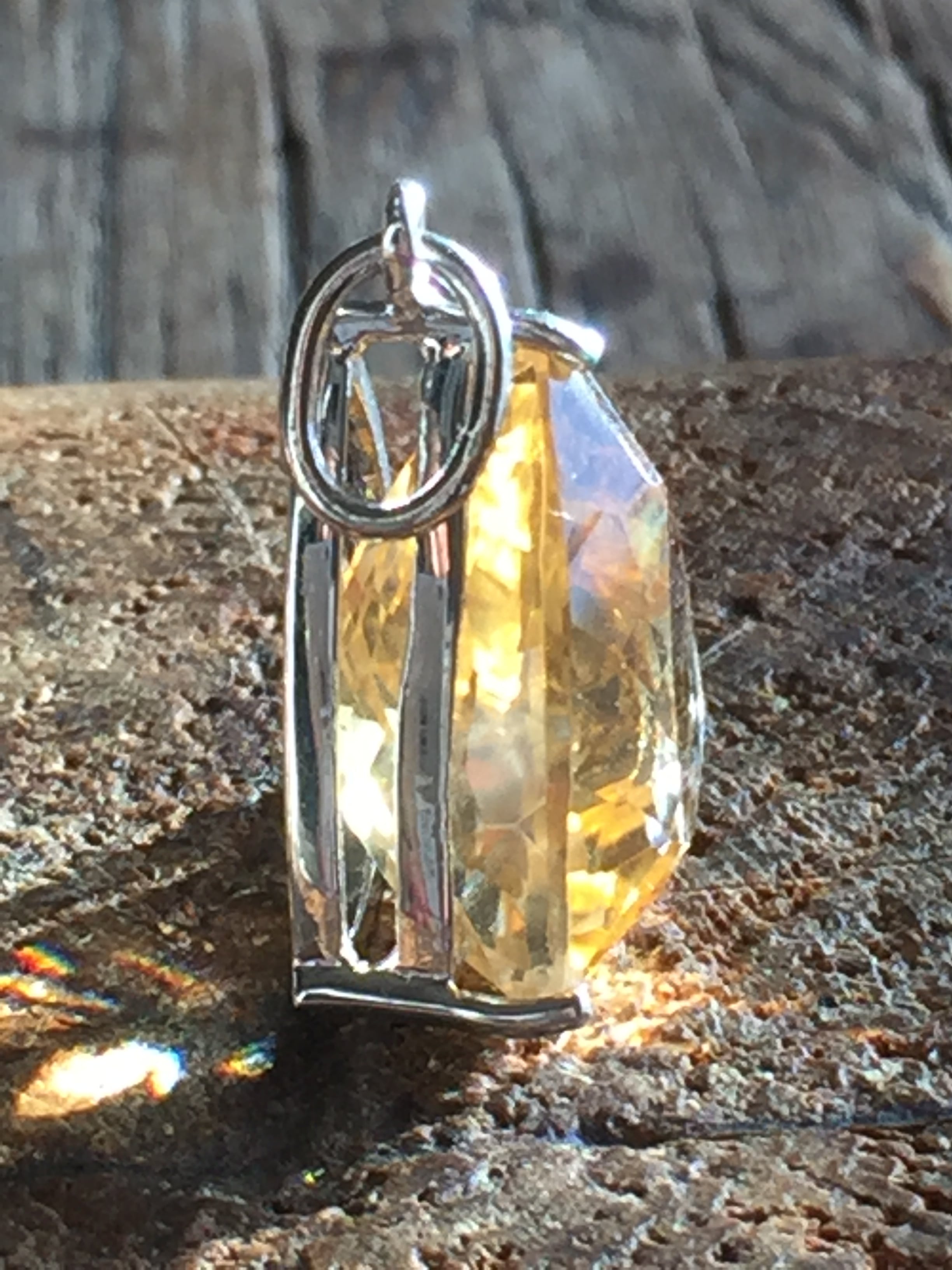 天御中主尊（アメノミナカヌシ）様のメッセージ付 宝石質シトリン