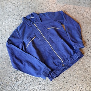 フランス製 ㇵの字ジップ エンジニアジャケット used [210039]