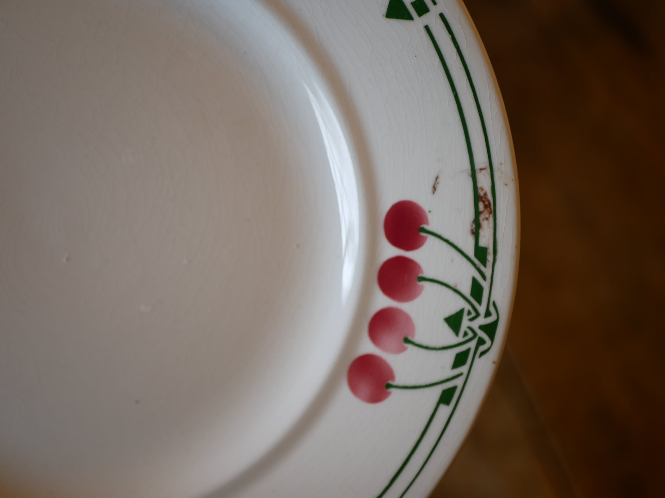 アンティーク 皿 プレート さくらんぼ チェリー 【公式通販】