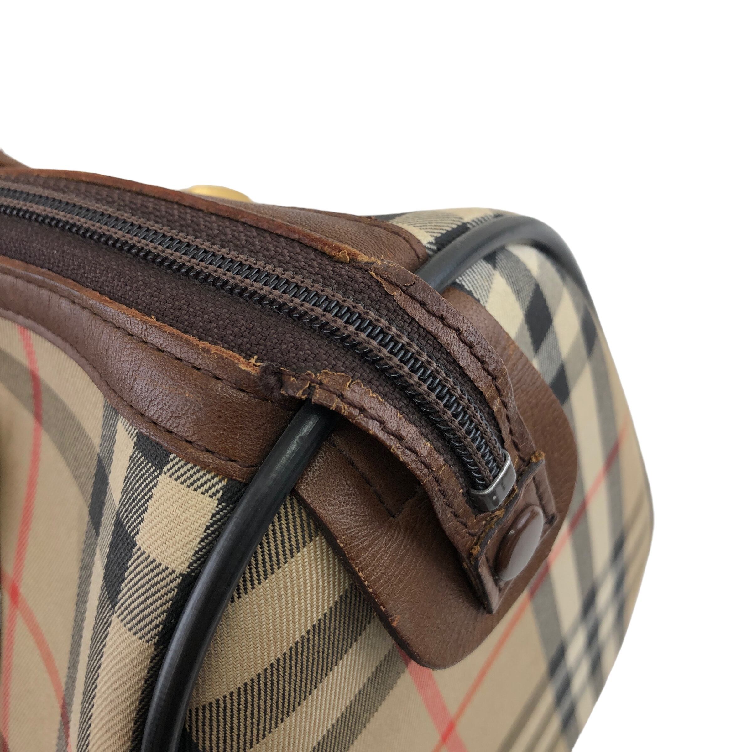BURBERRY バーバリー クラシックチェック ハンドバッグ ベージュ