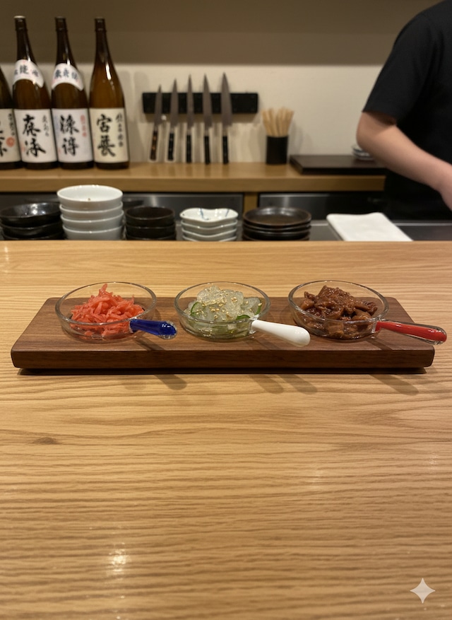 ⑧-4【専用・珍しい・器】(フライパン珍味入れセット)塩・珍味・おつまみ・薬味 贅沢な器 耐熱ガラス製