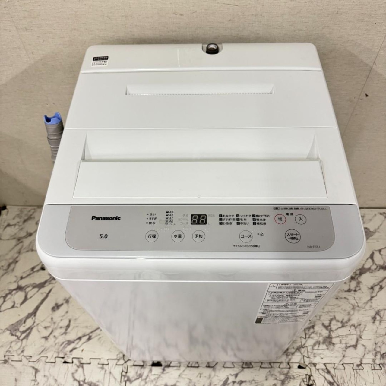 19496 一人暮らし洗濯機 Panasonic 2022年製 5.0L | リサイクル 