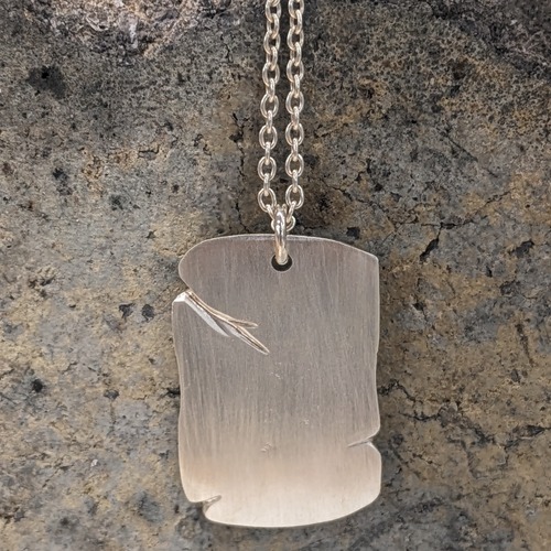 gifthand tag necklace (silver925)