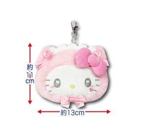 サンリオ　フェイスリールパスケース　ねこねこメイド　PK