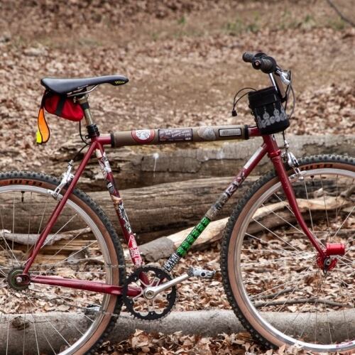 BLUE LUG* frame pad (black) Fergie Cycle