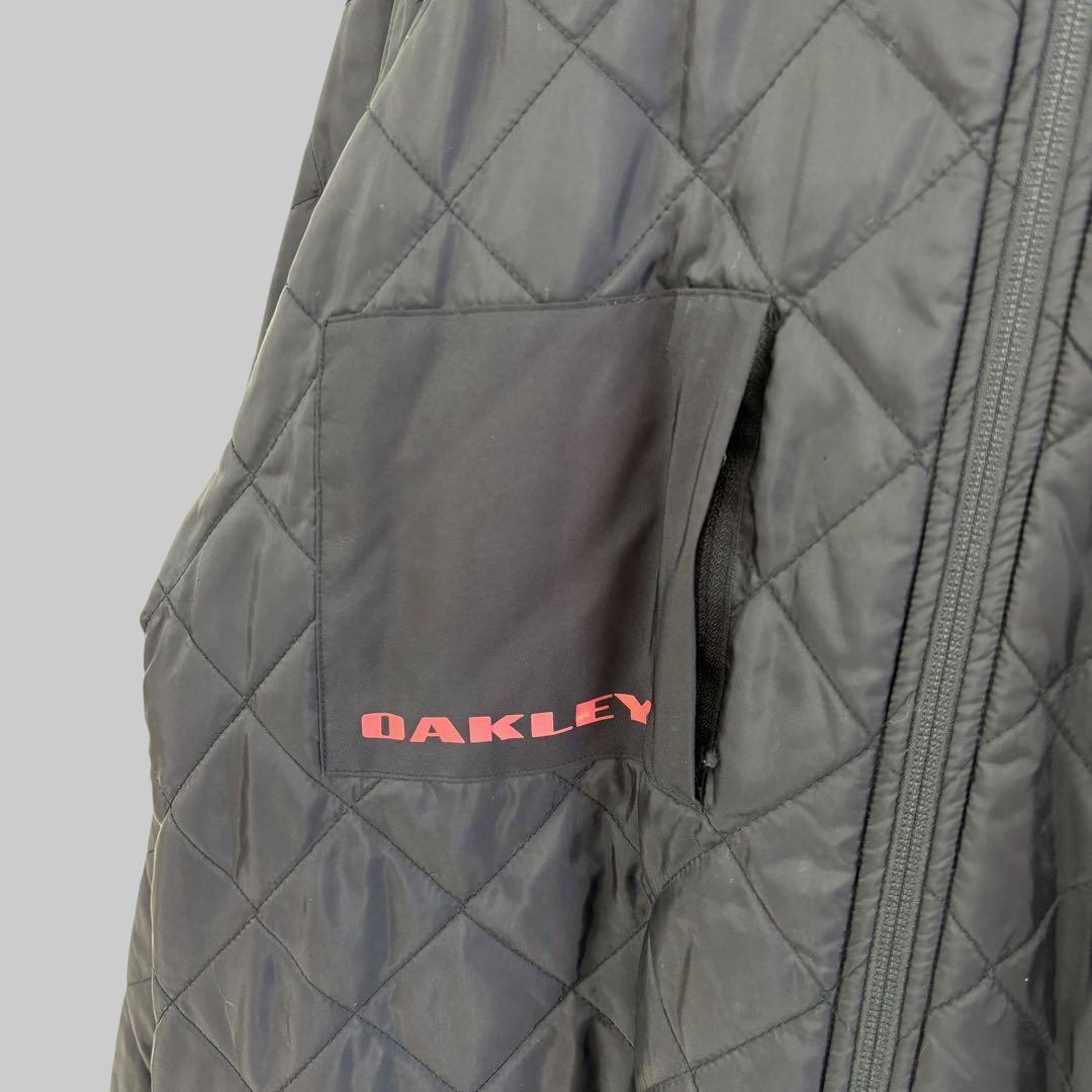 90s OAKLEY リバーシブル キルティング ジャケット 赤タグ テック系