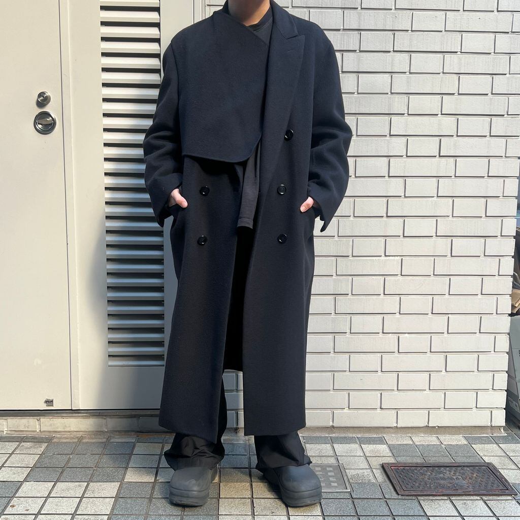Dior ディオール 19AW Duster Coat ウール チェスターコート ブラック